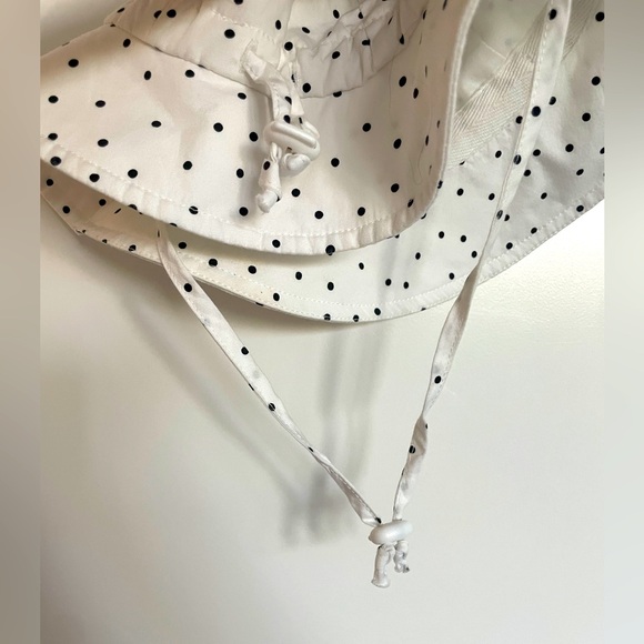 Jan & Jul kids cotton floppy hat -White Polka Dot 6-24 months - Picture 7 of 7